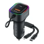 XUNDD XDCH-106 PD 30W 2-in-1 Cable Car Charger Bangladesh (New)