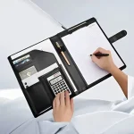 A4 Leather Executive Portfolio Folder for Document Business Desk Organizer Bangladesh (New)