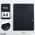 A4 PU Leather Document Holder Clipboard Meeting Report Magnetic Drawing Writing Pad Menu Paper Clip Board Bangladesh (New)