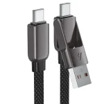 Acefast C13-04 USB-A  USB-C to USB-C Charging Data Cable Bangladesh (New)