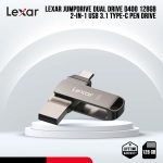Lexar JumpDrive Dual Drive D400 128GB 2-in-1 USB 3.1 Type-C Pen Drive with 256-bit AES Encryption - PC/Android/Mac Compatible Bangladesh (New)