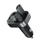 Baseus  S-09 Pro FM Modulator With PD Car Charger Hands-free Call Music Player 2x Usb PD FM Transmitter Bangladesh (New)