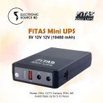 Mini UPS for Router, Onu, CCTV_ 5 12 12 Volt Output 10400 mAh battery (FITAS) Bangladesh (New)