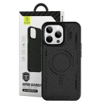Blueo Armor Aramid Fiber 600D Magnetic Case for iPhone 15 Pro Max Bangladesh (New)