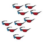 【3C VictoryEagle】10X Red and Blue Anaglyph 3D VISION for TV Movie Game Bangladesh (New)