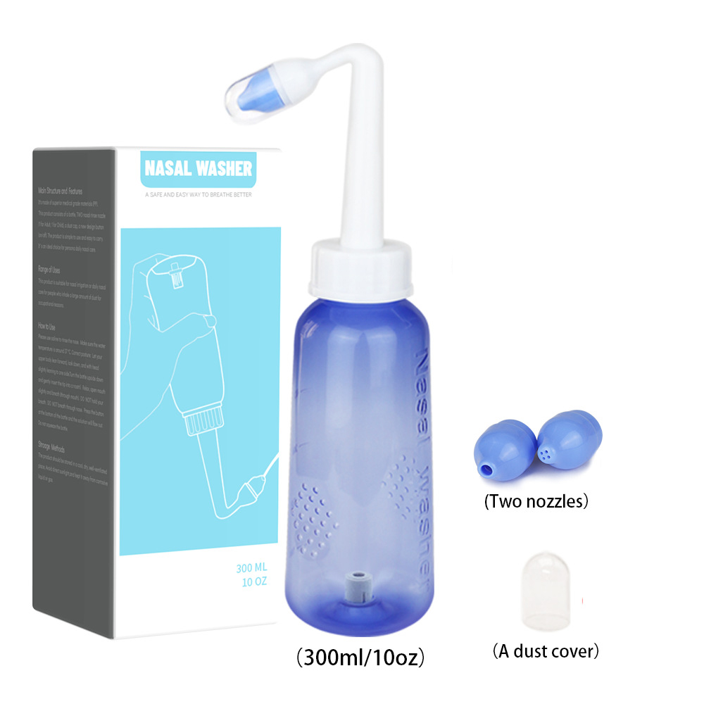 c4a2c7f3ef05cd0a416ff42ec4492552.jpg Nasal Wash Bottle Sinus Rinsing Bottle Cleaner Pressure Irrigation Neti Pot - Image 1