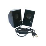 D7 Multimedia Wired Mini USB Speaker For Computer - Black Bangladesh (New)