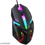(gadget dream)M6 7 color light gaming mouse-black/M133 Wireless Bluetooth-compatible Three-mode Transparent Mouse Rechargeable Bangladesh (New)
