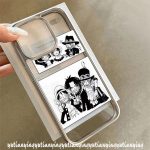 Trendy Cartoon Anime Luffy Cool One Piece Case Compatible for IPhone 13 15 11 12 14 Pro Max XR 7Plus 15 7 8 14 Plus XS X Max SE 2020 Luxury Electroplated Frame Pearly Cover Bangladesh (New)