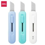 Deli 2079 Art Knife Small Portable Warehouse Express Paper Cutter Cute Mini Student Hand DIY Bangladesh (New)