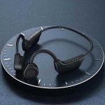 K9 Bone Conduction Headphones Bluetooth Wireless Earphones with Mic Running Headphones Open-Ear Sweatproof Ultralight Sports Headphones For Running Cycling Driving Gym Black - Neckband Bangladesh (New)