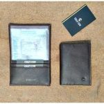 Multifunctional Cow Leather Wallet Driving License Bag Documents and Card Holder for men Bangladesh (New)