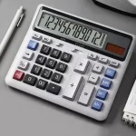 GATES Electronic Calculator Dual Power Battery 12-Digit Desktop with Large LCD Display Bangladesh (New)