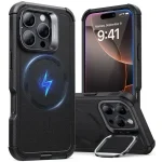 ESR Cyber Tough Case with Stash Stand iPhone for iPhone 16 Pro / 16 Pro Max (HaloLock) Bangladesh (New)
