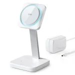 ESR HaloLock 2-in-1 Wireless Charger with CryoBoost™ for iPhone 16/15/14/13/12 Series -EU Plug Bangladesh (New)