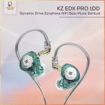 KZ EDX PRO 1DD Dynamic Drive Earphone HIFI Bass Music Earbud Sport Noise Cancel - Headphone Bangladesh (New)
