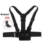 SHOOT Adjustable Chest Strap Mount For GoPro Hero 10 9 8 7 6 5 4 SJCAM SJ4000 h9r Eken Yi 4K Camera Strap Bangladesh (New)