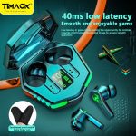 Timack® N35 TWS Gaming Earbuds Low Latency Bluetooth Earphones Stereo Wireless 5.1 Bluetooth Headphones Touch Control Headset Bangladesh (New)