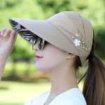 Foldable Sun Hat for Women Protection from UV Rays on Your Holiday Bangladesh (New)