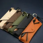 Genuine Leather Glasses Case Handmade Cowhide Storage Box with Lanyard Bangladesh (New)