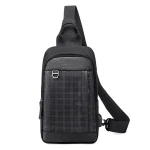 Golden Wolf GXB00124 Crossbody Chest One Shoulder Waterproof Backpack Bag With USB Bangladesh (New)