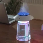 Colorful Lamp Flame Aroma Air Humidifier Pickup Sound with 1200mAh Battery 760ml Bangladesh (New)