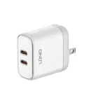LDNIO A2528M (MFI Certified) Charger Dual USB-C Port 35w Fast Charging Bangladesh (New)