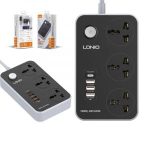 LDNIO SC3412 38W PD20W Power Strip 3 Socket Outlets and 3 QC 3.0 USB Bangladesh (New)