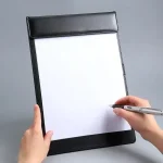 Leather A4 Board Clip Magnetic Writing Pad Business Meeting Folder Board Bangladesh (New)