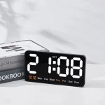 LED Digital Wall Clock With 2 Alarm Large Display Bangladesh (New)