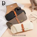 Luxury Leather Glasses Bags Portable Protective Travel Sunglasses Case Bangladesh (New)