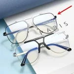 Pilot Anti Blue Clear Black Double Bridge Light Computer Eyeglass Bangladesh (New)