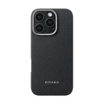 Pitaka Classic Ultra-Slim Case for iPhone 16 Pro Max / 16 Pro -Black/Grey (Twill) Bangladesh (New)