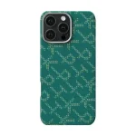 Pitaka Gold Green Classic Monogram Tactile Woven Case for iPhone 16 Pro & 16 Pro Max Bangladesh (New)
