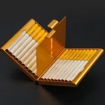 Pocket Cigarettes Cases Cover Creative Folio Smoking Box Sleeve Hold 20 Bangladesh (New)