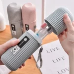 Portable Toothbrush Toothpaste Holder Case Travel Camping Outdoor Bathroom Bangladesh (New)