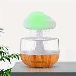 Rain Cloud Night Light Humidifier with Raining Water Drop Sound Oil Diffuser for Bedroom Bangladesh (New)