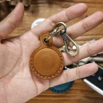 Retro Leather KeyRing Protective Case For Apple Airtag Bangladesh (New)