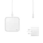SAMSUNG 15W Wireless Charger Pad with 25w Adapter Cable (Combo Pack) Bangladesh (New)