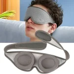 Soft Slim Sleep Mask 100% Blackout 3D Eye Mask Zero Eye Pressure Adjustable Sleeping Mask Bangladesh (New)