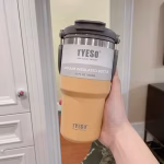 Tyeso Stainless Steel Coffee Cup Cold And Hot Double-layer Insulated Cup Tumbler Bottle 600ML Bangladesh (New)