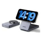 UGREEN W528 MagFlow 2-in-1 15W Magnetic Wireless Charger (45056) Bangladesh (New)