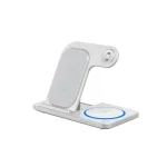 WiWU WI-W020 Foldable 3 in 1 Wireless Charger Bangladesh (New)