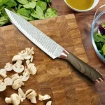 Wood grain Durable Non-Stick Stone Finish Knife Set for the Kitchen Bangladesh (New)