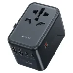 XUNDD XDCH-072 65W 5 USB Ports Universal Travel Adapter (Black) Bangladesh (New)