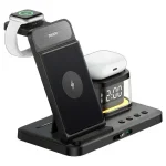YESIDO DS22 Wireless Charging Station 20W with Night Light and Clock Bangladesh (New)