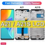 6.5“ A21S A21 LCD Samsung Galaxy A21s A217F/DS Display Touch Screen +Frame Samsung Galaxy A21 A215U Digital Assembly Bangladesh (New)