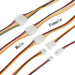 10 XH2.54 2/3/4/5/6 Pin Pitch 2.54mm Wire Cable Connector XH Plug Male  Female Battery Charging Cable 200MM Length 26AWG Bangladesh (New)