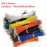 10/lot 1P XH 2.54 Cable Jumper Wire Female To Female Double Head Spring Electronic Wire 24AWG Length 10cm 20cm 30cm Bangladesh (New)