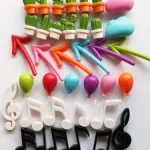 6 Fridge Magnet Arrow Balloon Cactus Cloud Note Refrigerator Magnetic Whiteboard Sticker Christmas Home Decoration Kitchen Bangladesh (New)